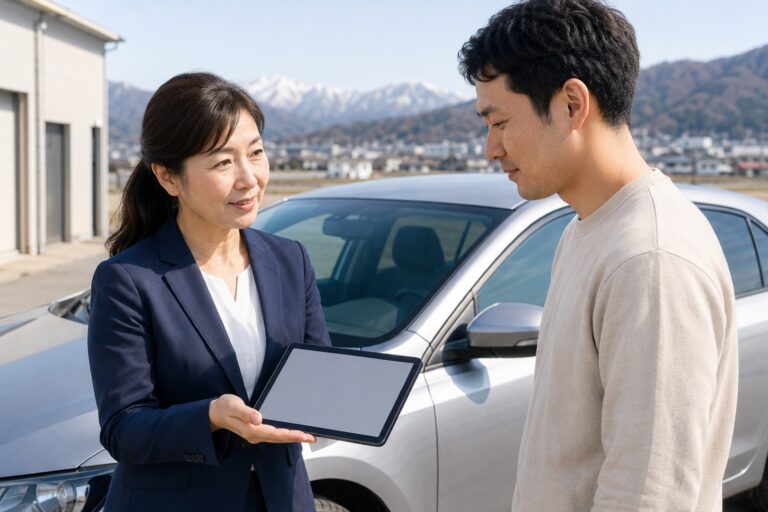 自社ローンの相談先は通える範囲を確認する車選びのイメージ