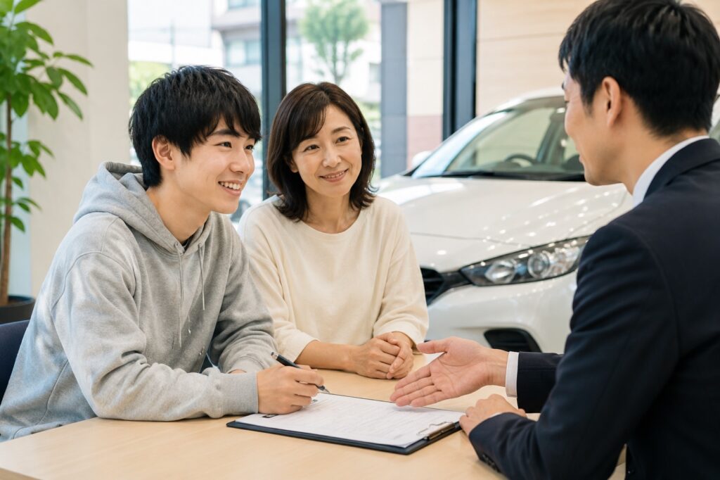 中古車の相談で何を聞くを確認する車選びのイメージ