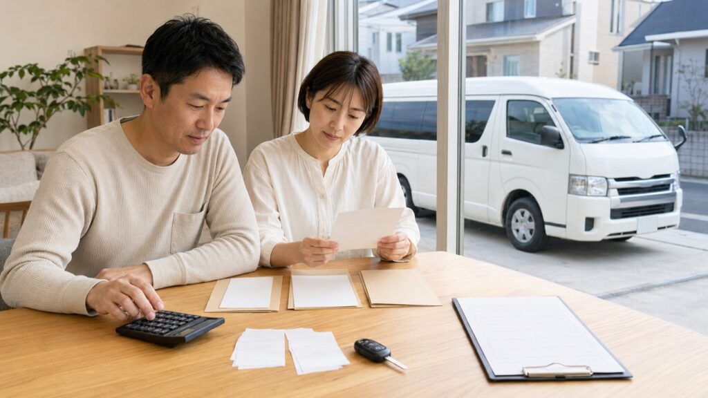 自己破産後はいつ車を買えるを確認する車選びのイメージ