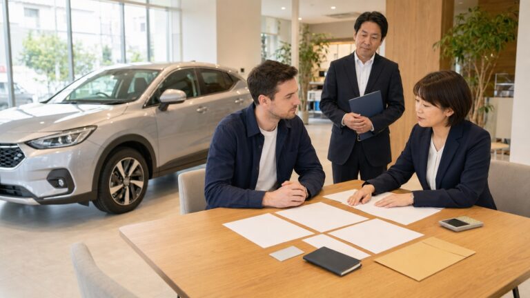 自社ローンに保証人は必要を確認する車選びのイメージ