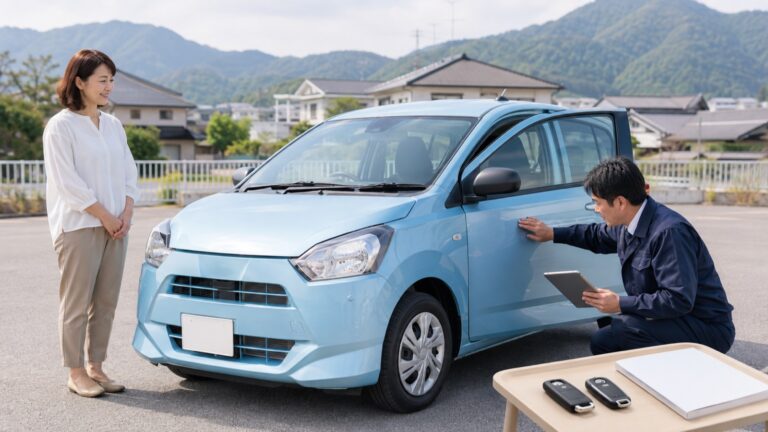 中古車は月々2万円なら安心を確認する車選びのイメージ