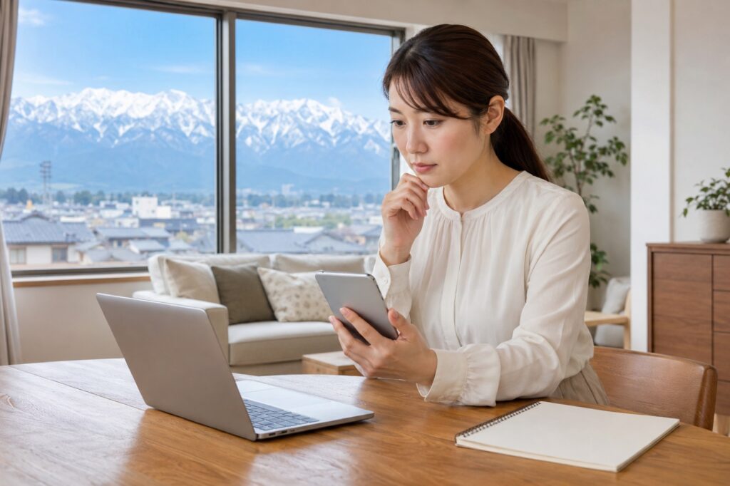 自社ローンはLINEだけで決まるを確認する車選びのイメージ