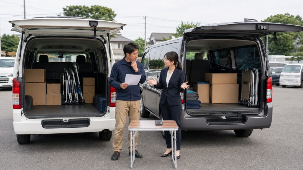 自社ローンとカーリースはどちらを確認する車選びのイメージ