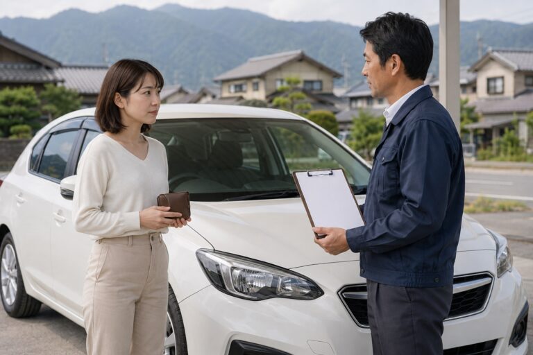 アルバイトでも自社ローンを相談できるを確認する車選びのイメージ