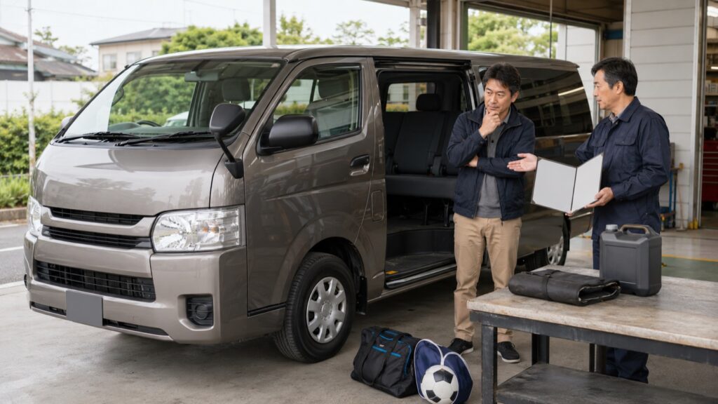 自営業で車のローンが通らず不安を確認する車選びのイメージ