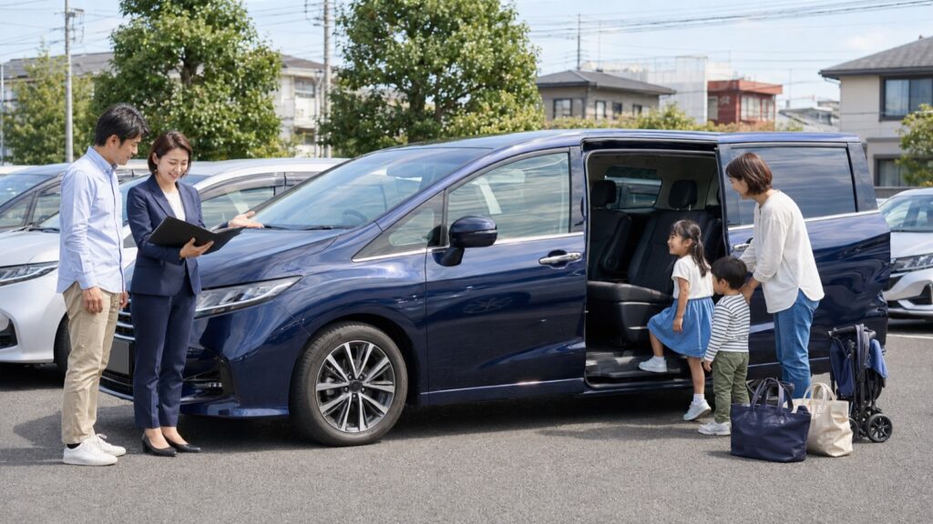 中古車の納車事例を信じてよいを確認する車選びのイメージ